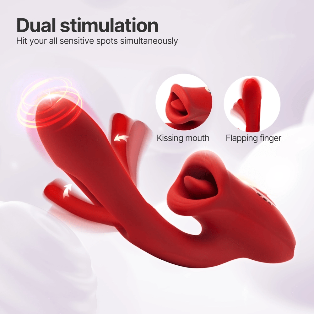 Rose Tapping Mouth Stimulator