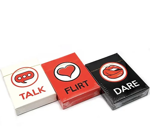 Talk Flirt Dare Card Game